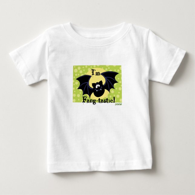 Camiseta Para Bebê Eu sou Colmilho-tastic (Frente)