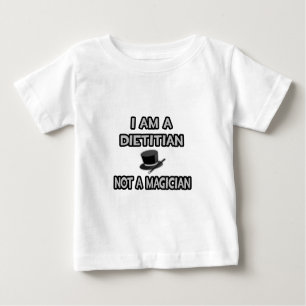 Camiseta Para Bebê Eu Sou Dieticiano... Não É Um Mágico