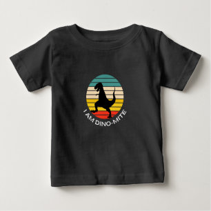 Camiseta Para Bebê Eu sou dinossauros, crianças design, crianças, cri