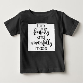 Camiseta Para Bebê Eu sou Feliz e Maravilhosamente Criança