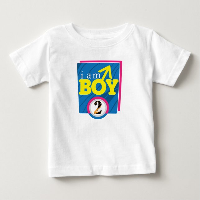 CAMISETA PARA BEBÊ EU SOU GAROTO 2 (Frente)