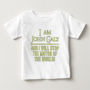 Camiseta Para Bebê Eu sou John Galt