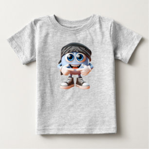 Camiseta Para Bebê Eu Sou Legal, Emoji, por Natasha Us