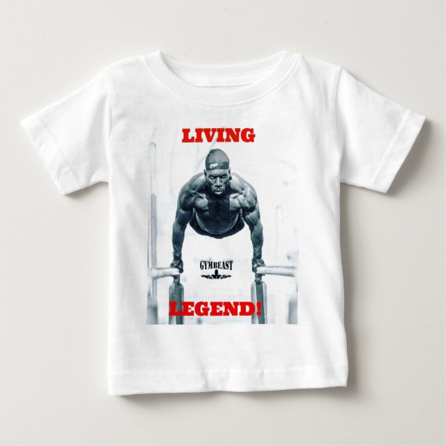 Camiseta Para Bebê Eu sou legenda (Frente)