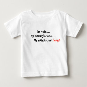 Camiseta Para Bebê Eu sou... minha mamãe bonita...