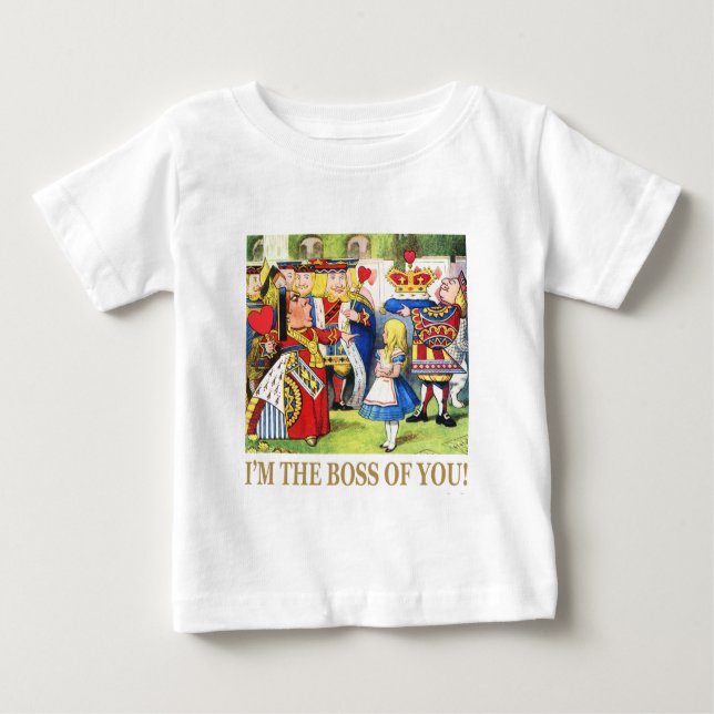 Camiseta Para Bebê Eu sou o chefe de você! (Frente)