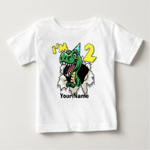 Camiseta Para Bebê Eu sou o dinossauro 2