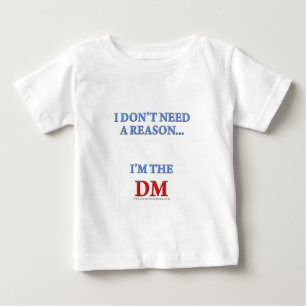 Camiseta Para Bebê Eu sou o DM
