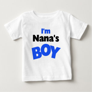 Camiseta Para Bebê Eu sou o menino de Nana