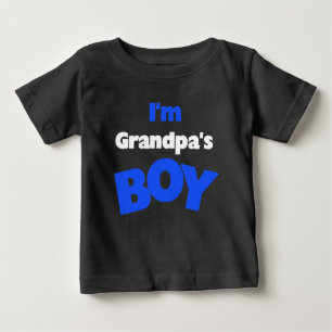 Camiseta Para Bebê Eu sou o menino do vovô