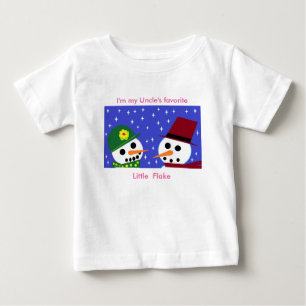 CAMISETA PARA BEBÊ EU SOU O MEU TIO FAVORITO BABY TEE