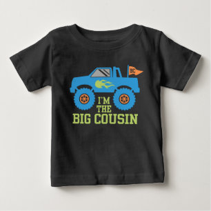 Camiseta Para Bebê Eu sou o primo grande