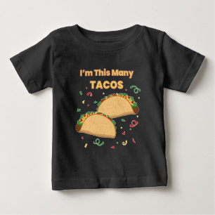 Camiseta Para Bebê Eu sou o segundo aniversário da Criança de Muito