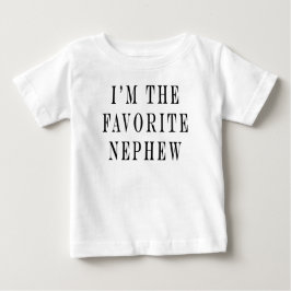 Camiseta Para Bebê Eu Sou O Sobrinho Favorito ,sobrinho engraçado,eu