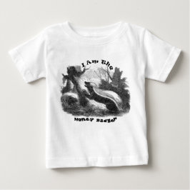 Camiseta Para Bebê Eu sou o texugo de mel