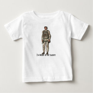 Camiseta Para Bebê "Eu sou orgulhoso de meu pai!