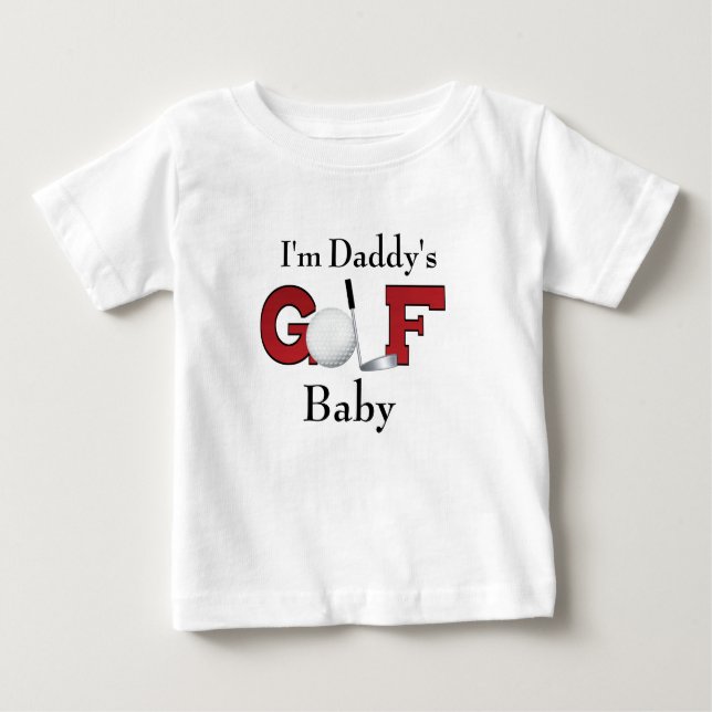 Camiseta Para Bebê Eu sou Pai Golf Baby (Frente)