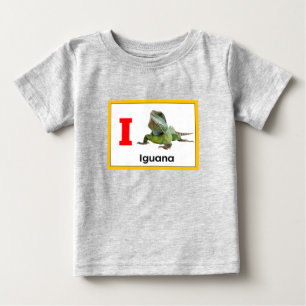 Camiseta Para Bebê Eu sou para Iguana