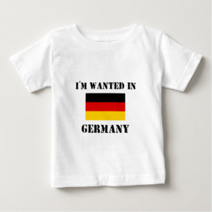 Camiseta Para Bebê Eu sou querido em Alemanha