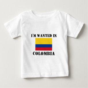 Camiseta Para Bebê Eu sou querido em Colômbia