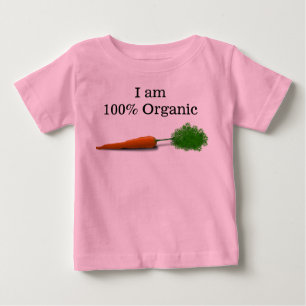 Camiseta Para Bebê Eu sou roupa infantil orgânica de 100%