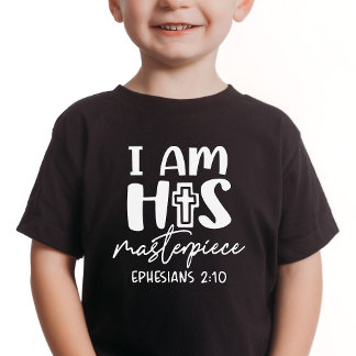 Camiseta Para Bebê Eu Sou Sua Escrega-Doméstica Ephesianos 2:10 Camis