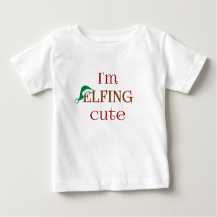 Camiseta Para Bebê Eu sou t-shirt bonito do feriado do divertimento
