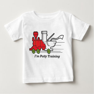 Camiseta Para Bebê Eu sou treinamento do Potty!