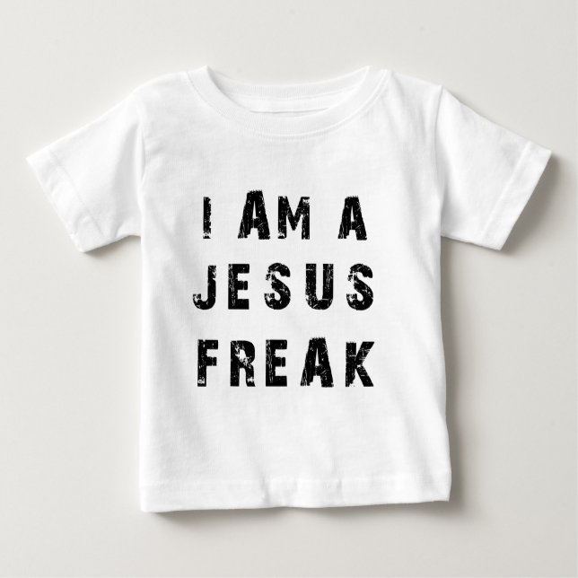 Camiseta Para Bebê Eu sou um anormal de Jesus (Frente)