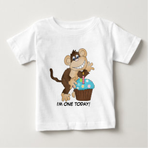 Camiseta Para Bebê Eu sou um hoje t-shirt do aniversário