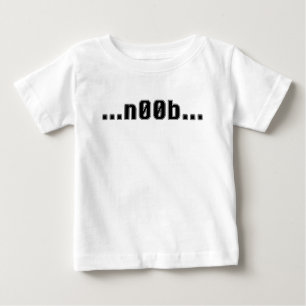 Camiseta Para Bebê Eu sou um n00b!