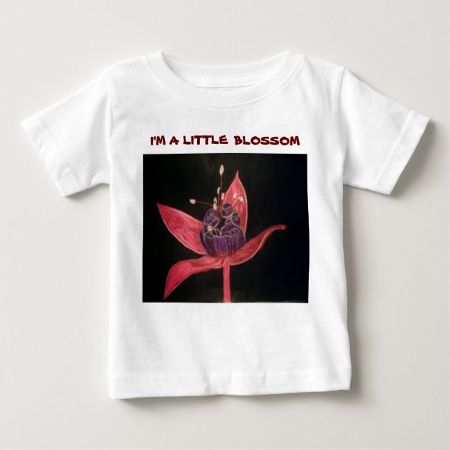 Camiseta Para Bebê Eu sou um pequeno, bebê esquisitão (Frente)