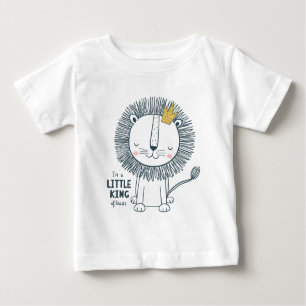 Camiseta Para Bebê Eu sou um pequeno rei