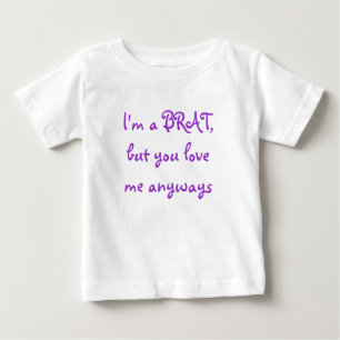 Camiseta Para Bebê Eu sou um PIRRALHO