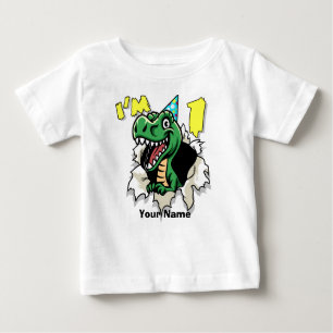 Camiseta Para Bebê Eu sou um rasgo do dinossauro