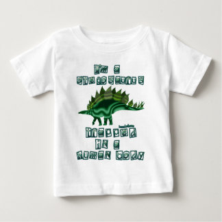Camiseta Para Bebê Eu sou um Stegosaurus