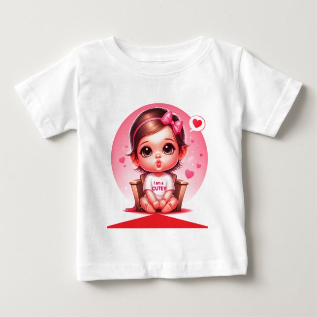 Camiseta Para Bebê Eu sou uma FOFOQUEIRA (Frente)