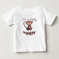 Eu sou uma T-camisa insolente do macaco