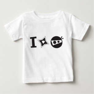 Camiseta Para Bebê Eu Star o T do bebê de Ninja