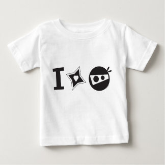 Camiseta Para Bebê Eu Star o T do bebê de Ninja