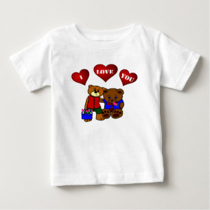 CAMISETA PARA BEBÊ EU TE AMO