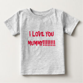 CAMISETA PARA BEBÊ EU TE AMO MÃE!!!!!!!!!!!