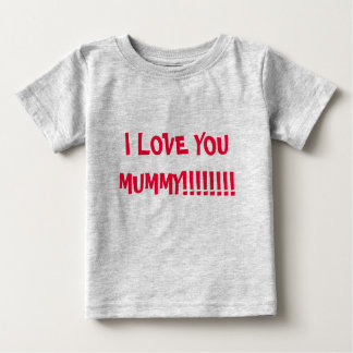 CAMISETA PARA BEBÊ EU TE AMO MÃE!!!!!!!!!!!