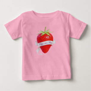 Camiseta Para Bebê Eu Te Amo Mãe - Dia das Mães