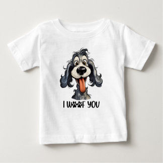 Camiseta Para Bebê Eu Te Aventura Engraçado Sublimação De Cachorro