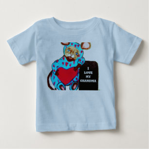 CAMISETA PARA BEBÊ EU TE ESCOLHERIA, AVÓ
