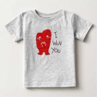 Camiseta Para Bebê Eu Te Vi Tee