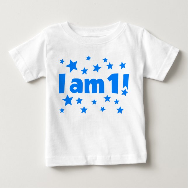Camiseta Para Bebê Eu tenho 1! (Frente)