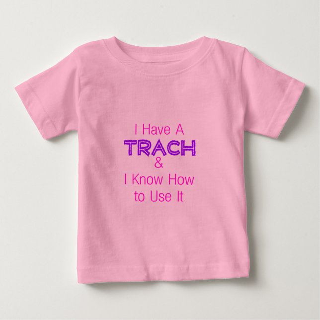 Camiseta Para Bebê Eu Tenho uma Traqueostomia (Frente)