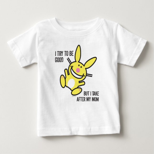 Camiseta Para Bebê Eu tomo após minha mamã (Frente)